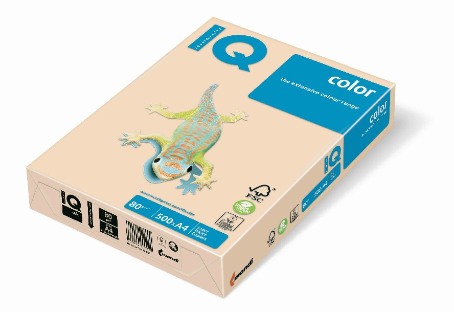 Barevný papír barva chamois CR20, A4, 160 g