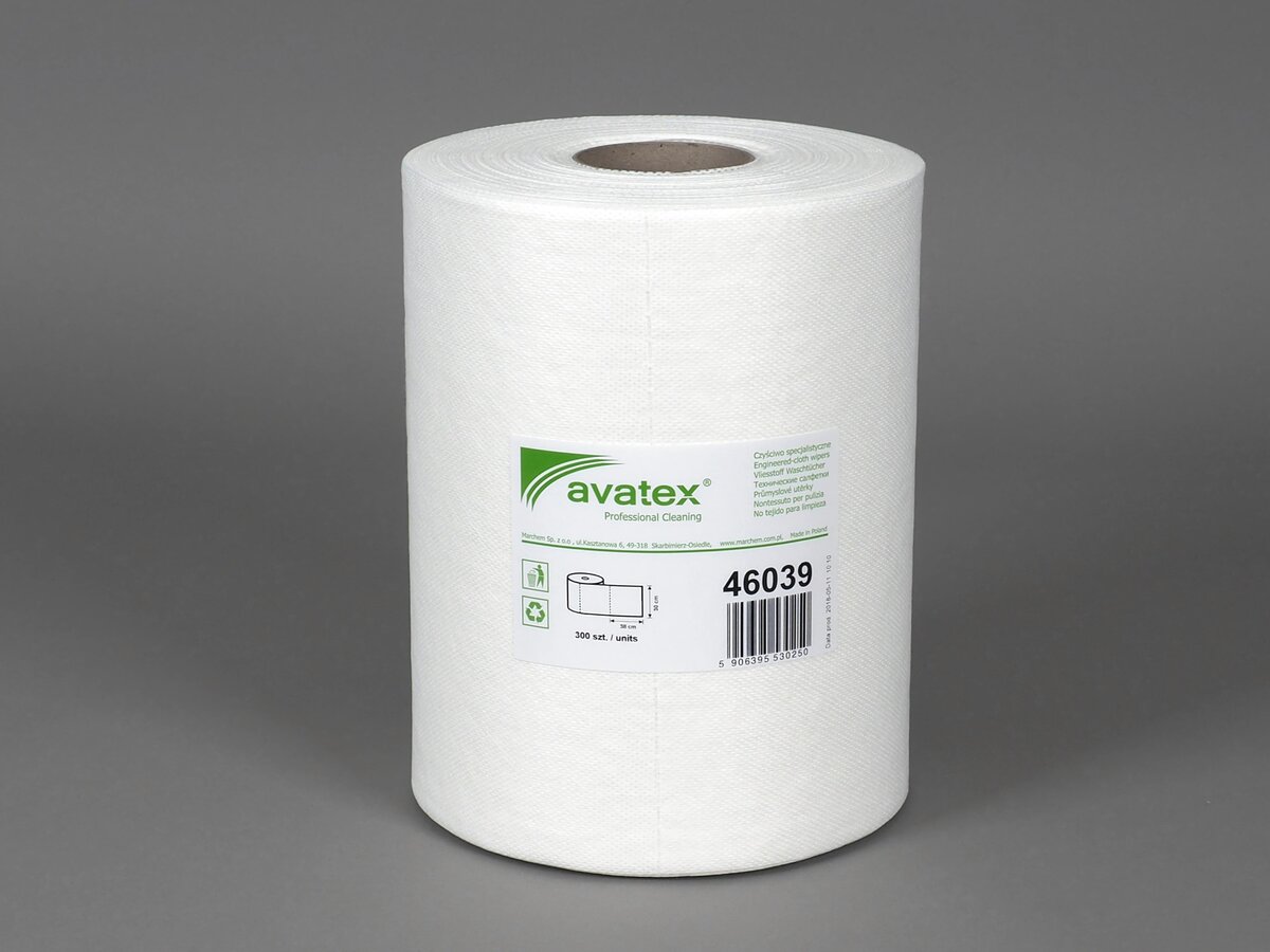 AVATEX 460 NW, 38 × 28 cm, 300 bílých utěrek v roli