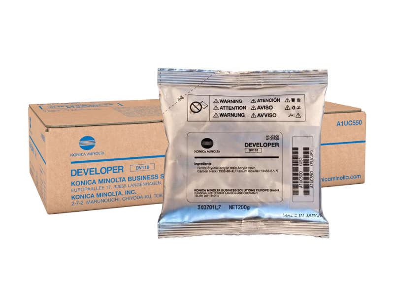 Starter DV-116 pro Konica Minolta bizhub 164, 165, 185, 215, 225i, 226, 266 a 306 (55 000 - 60 000 stran)