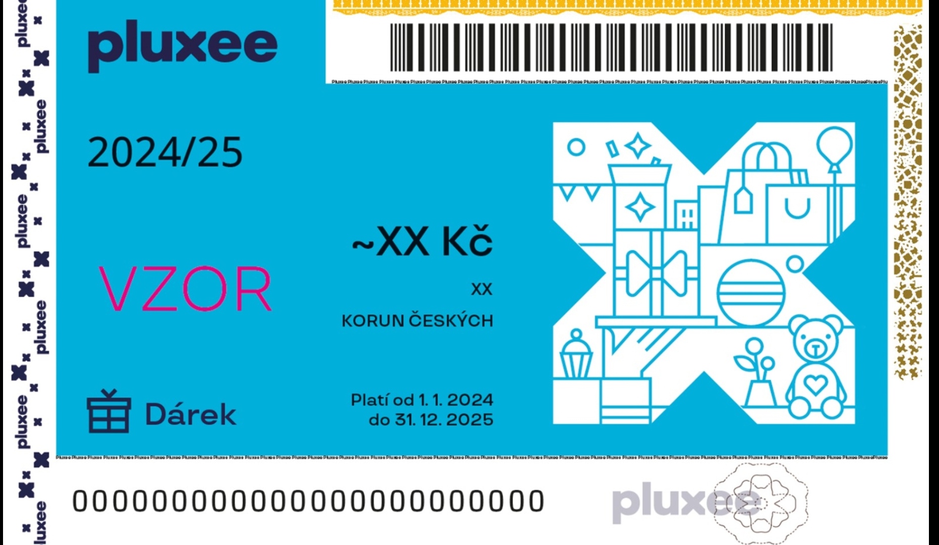 pluxee Dárek (dříve SODEXO) dárkový pass 1000 Kč