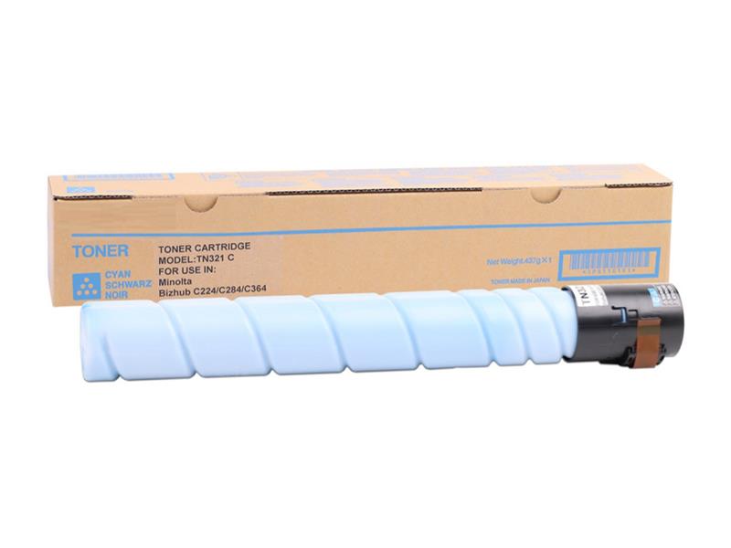 Toner azurový TN-321C pro Konica Minolta bizhub C224e, C284e a C364e (25 000 stran)