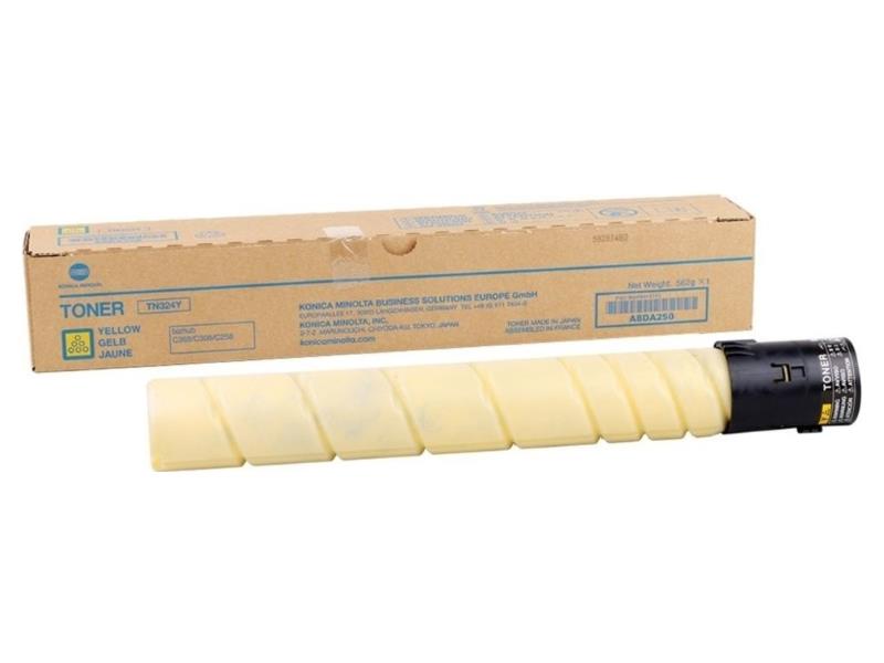 Toner žlutý TN-324Y pro Konica Minolta bizhub C258 / C308 / C368 (26000 stran)