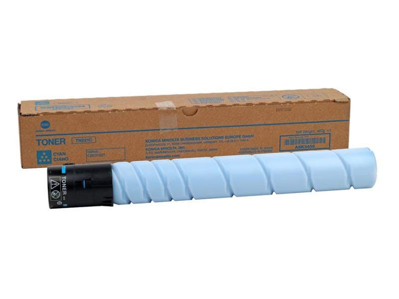 Toner azurový TN-221C pro Konica Minolta bizhub C227 / C287 (21000 stran)