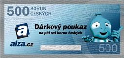 Elektronický dárkový poukaz Alza.cz na nákup zboží v hodnotě 500 Kč
