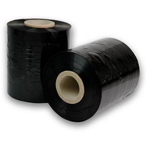 Černá strečová fólie granát, 100 mm × 130 m, 23 µm (50 kusů v balení)